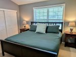 Master bedroom includes a private en-suite bathroom and a closet.
